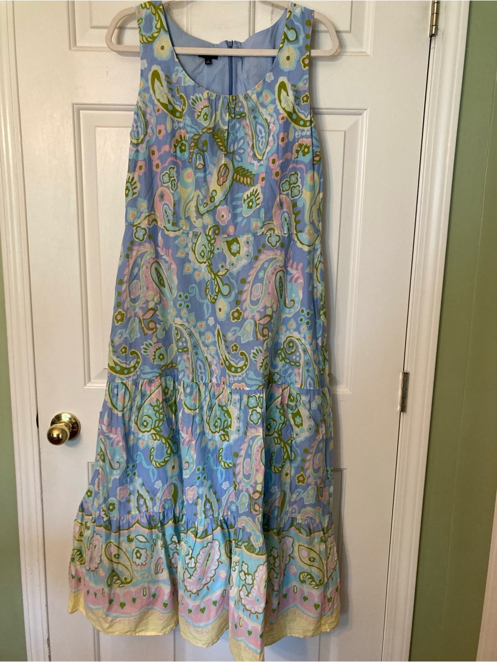 Talbots Cotton Paisley Dress